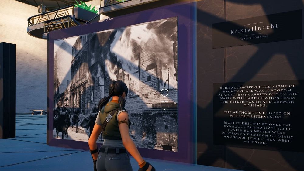 À l'intérieur du musée de l'Holocauste à venir au jeu vidéo Fortnite