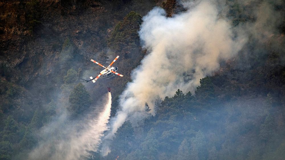 Le temps frais pendant la nuit aide les pompiers de Tenerife à lutter contre les incendies de forêt