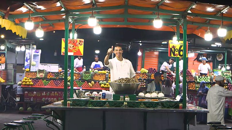 Les souks – ou marchés – de Marrakech bourdonnent des images, des sons et des odeurs du Maroc