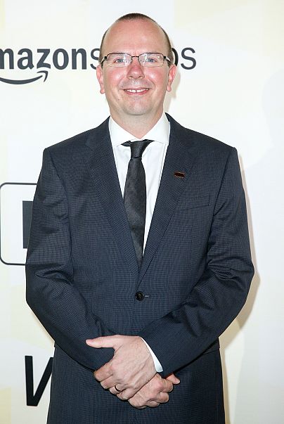 Le colonel Needham, fondateur d'IMDb, lors d'un événement de célébration du 25e anniversaire du site en 2015.