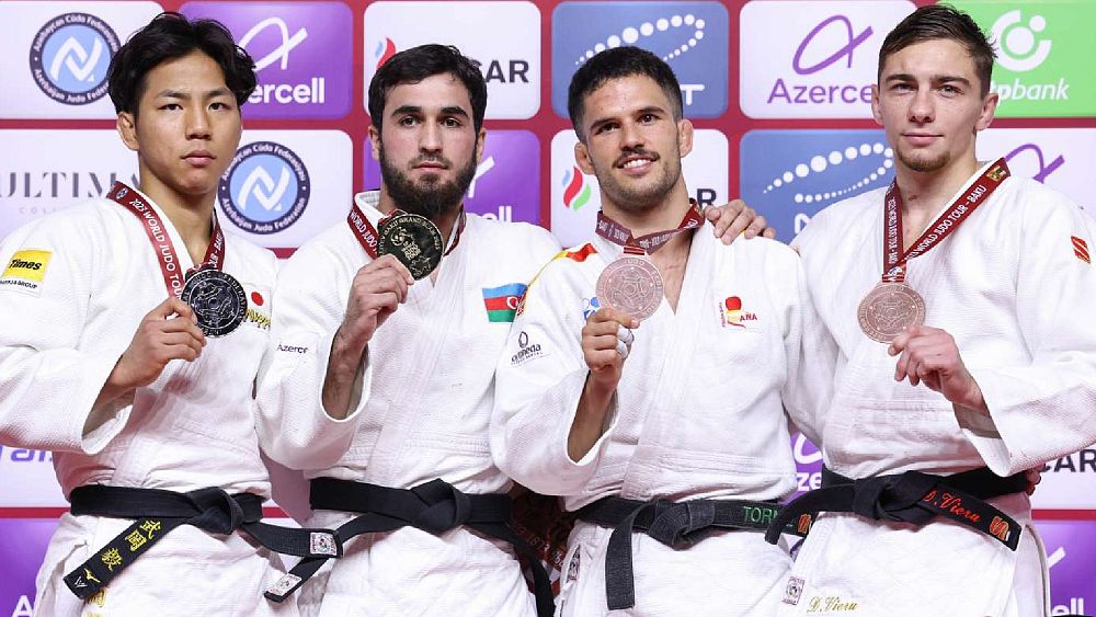 L'Azerbaïdjan, pays hôte, remporte la première médaille d'or au Grand Chelem de judo à Bakou