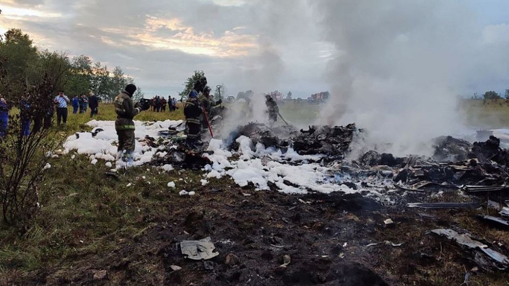 Poutine affirme que des fragments de grenade ont été trouvés dans les corps des victimes du crash de l'avion de Prigojine