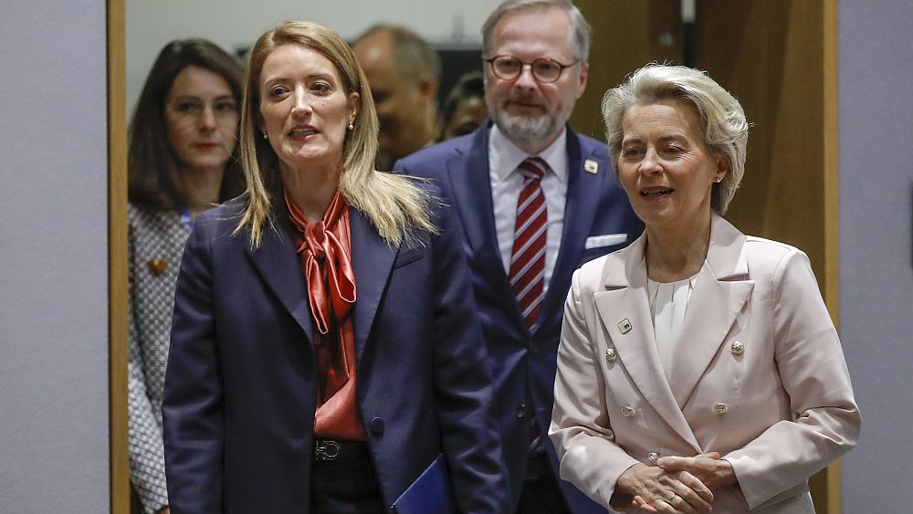 Von der Leyen et Metsola arrivent en Israël en signe de solidarité après les attaques du Hamas