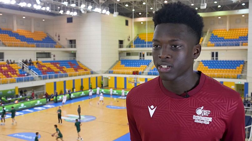 Mohamed Massamba Ndao, capitaine de l'équipe des moins de 16 ans du Qatar