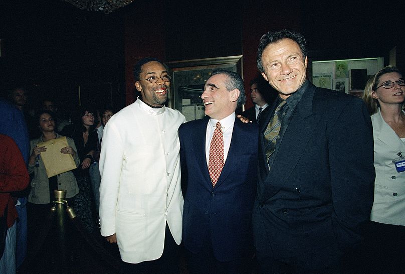 Scorsese avec ses amis Spike Lee et Harvey Keitel