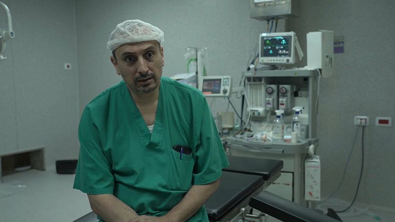 Dr Moghrabi, chef du service de chirurgie plastique à l'hôpital Nasser, Khan Younis