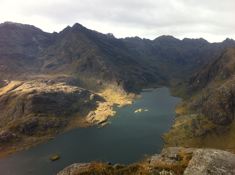 Loch Coruisk - un lac sur l'île de Skye en Écosse.