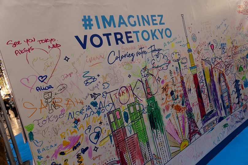 Un mur de coloriage géant au Forum des Halles