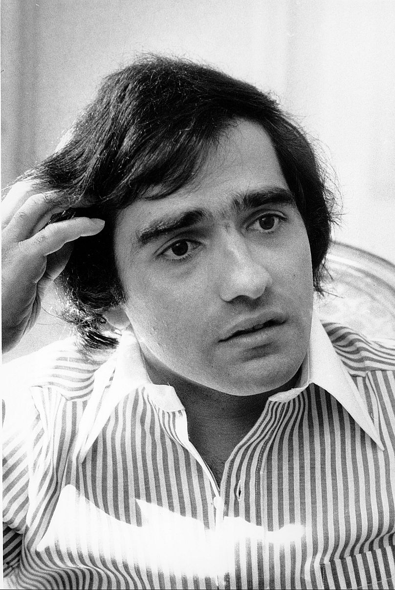 Scorsese en 1973, alors qu'il réalisait 