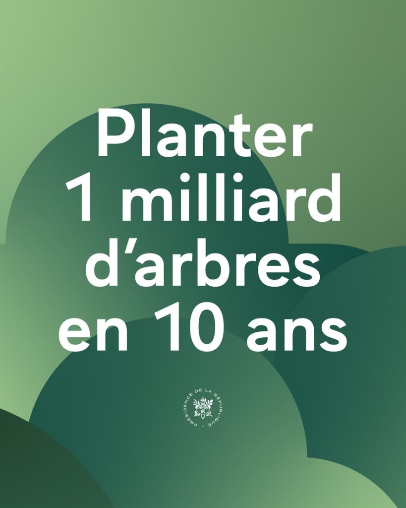 Plus de 70 millions d’arbres plantés en 2023. On accélère pour atteindre notre objectif :