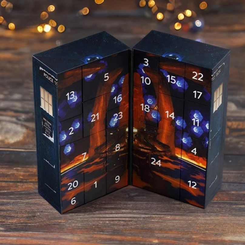 Calendrier de l'Avent Doctor Who Tardis