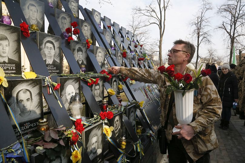 DOSSIER – Mémorial à Kiev dédié à ceux qui sont morts pendant la Révolution de la Dignité