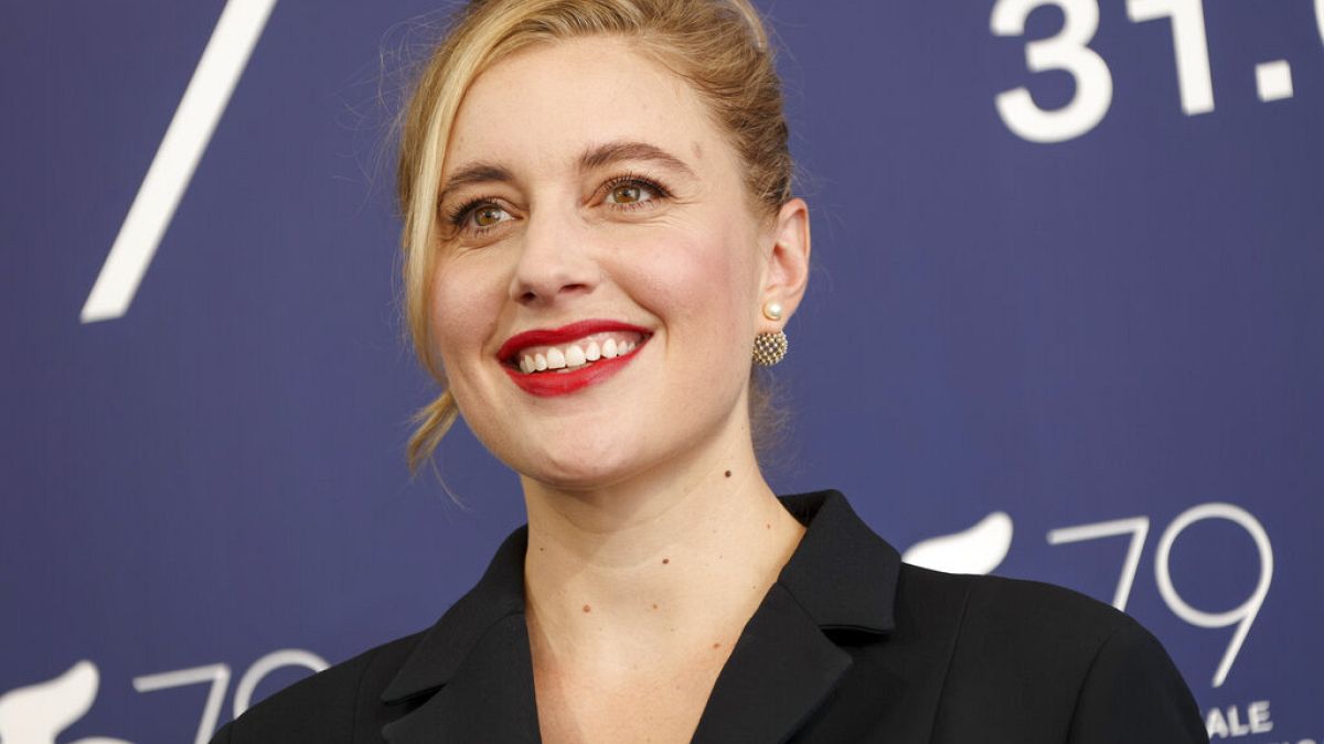 Greta Gerwig attends photo call for the film