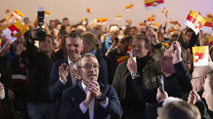 Herbert Kickl, président du Parti autrichien de la liberté