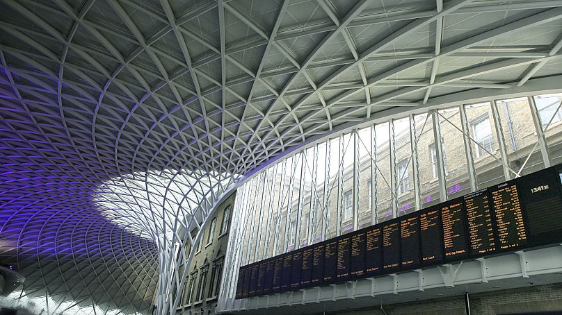 La gare de King's Cross à Londres, en Angleterre.