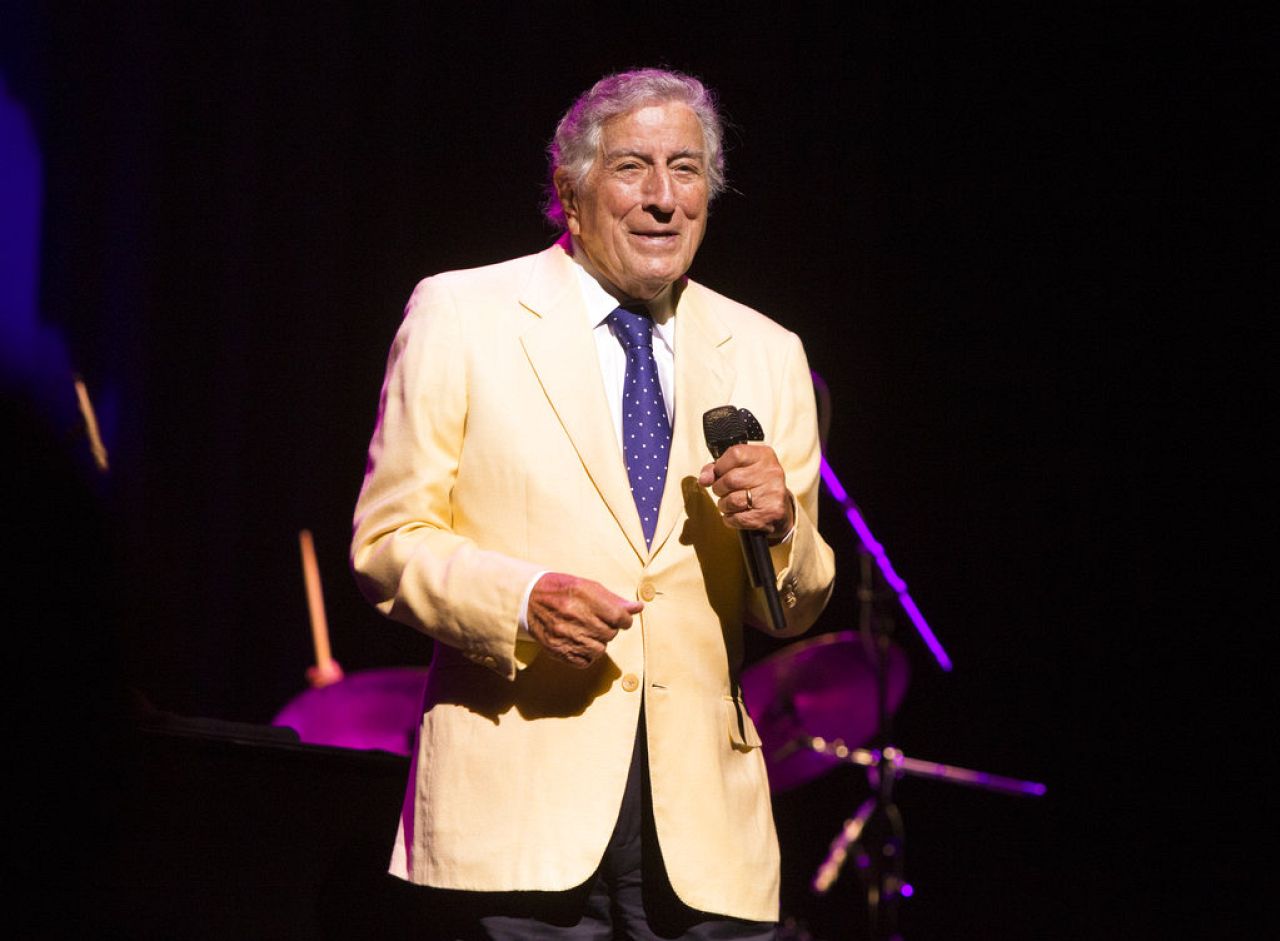 Tony Bennett se produit en concert à l'American Music Theatre le dimanche 24 septembre 2017 à Lancaster.