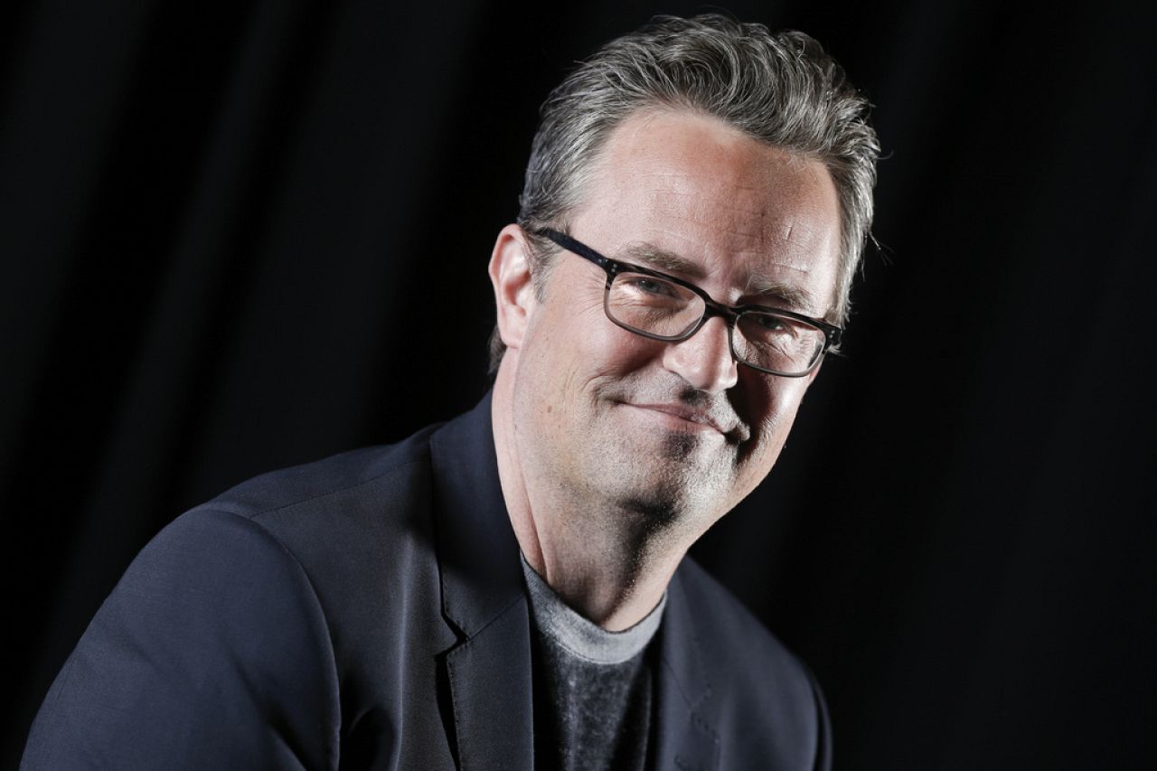 Matthew Perry pose pour un portrait le 17 février 2015, à New York.