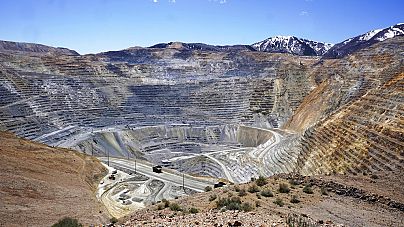 La mine de cuivre Bingham Canyon de Kennecott est présentée le mercredi 11 mai 2022 à Herriman, Utah.