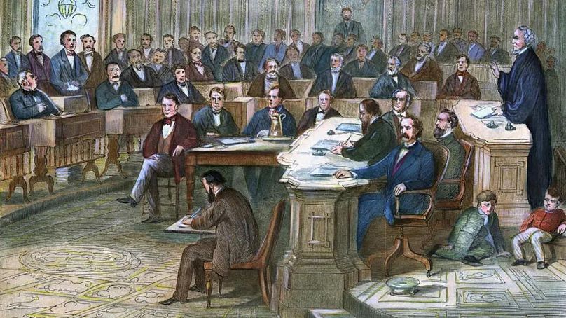 Le procès en impeachment d'Andrew Johnson en 1868