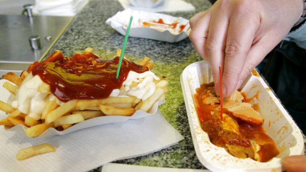 FILE - Restaurant food being prepapred, Berlin, 2007