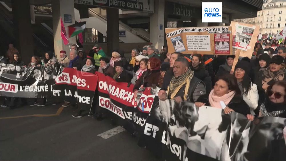 France : un rassemblement contre le racisme marque le 40e anniversaire de la Marche pour l'égalité de 1983