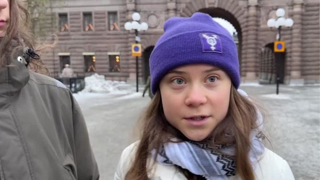 "This text is toothless," Thunberg told Reuters outside Sweden