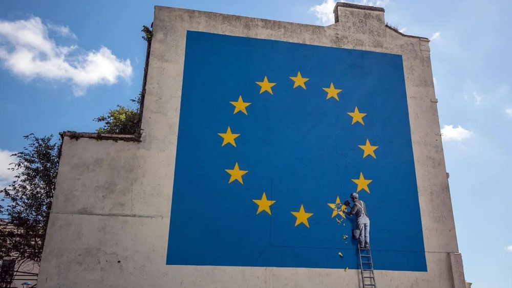 La fresque murale de Banksy sur le Brexit détruite au Royaume-Uni