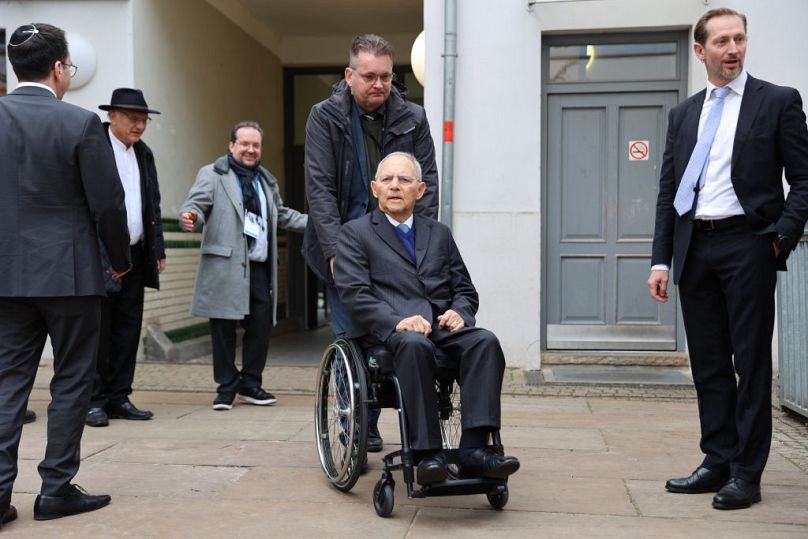 Wolfgang Schäuble photographié à Berlin en novembre