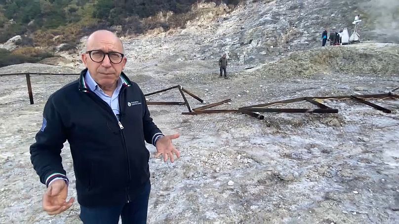 Mauro Antonio Di Vito, directeur de l'Institut italien de géophysique et de vulcanologie