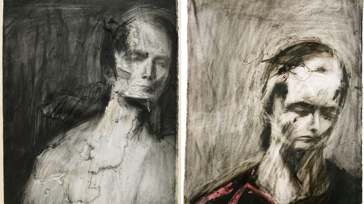 Portraits au fusain de Frank Auerbach