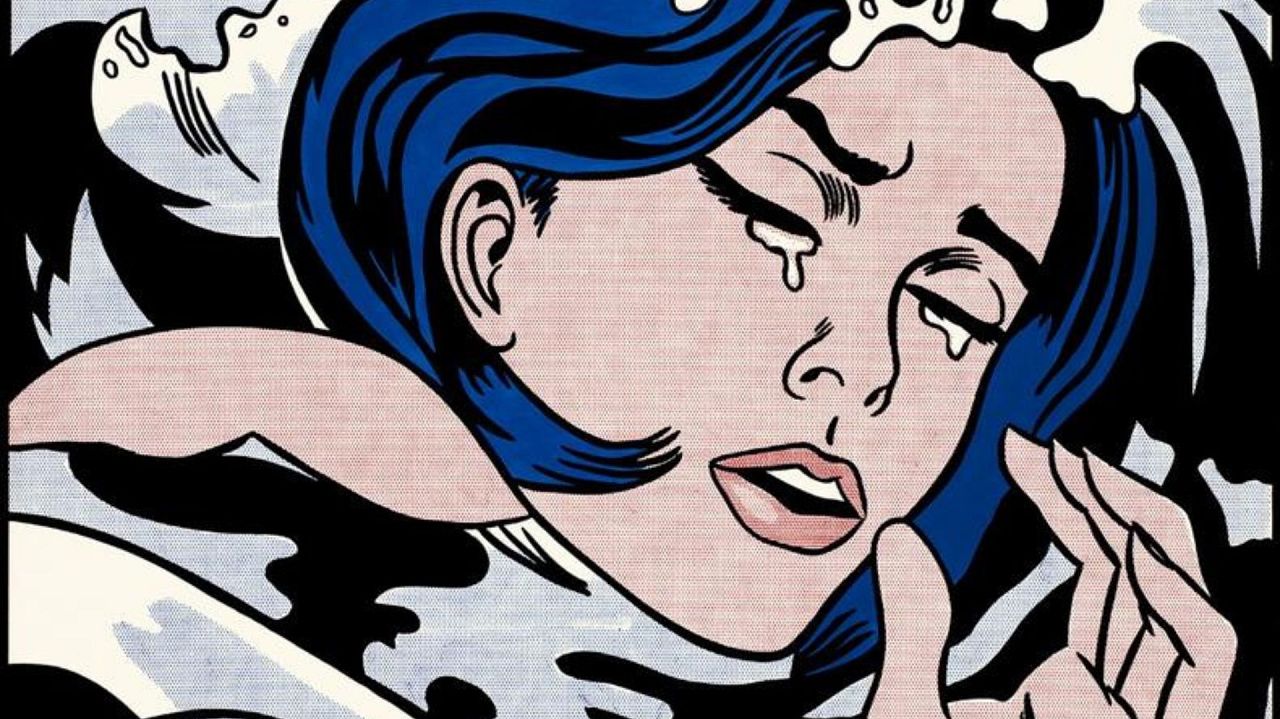 Fille qui se noie de Roy Lichtenstein (1963)