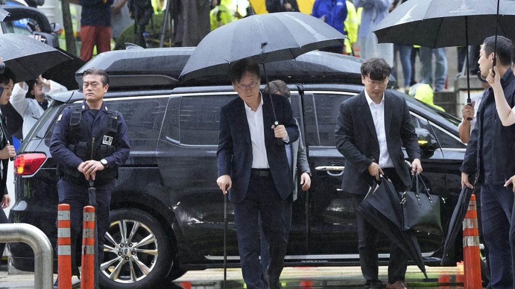 South Korean opposition leader Lee Jae-myung on 2 January 2024 in Busan, South Korea.