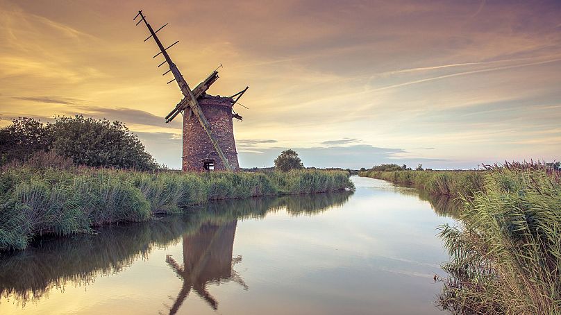 Les Norfolk Broads, dans l'est de l'Angleterre.