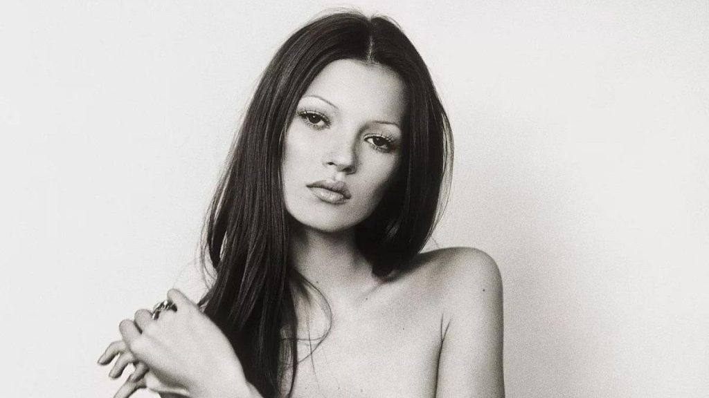 Kate Moss photographed by Michel Haddi