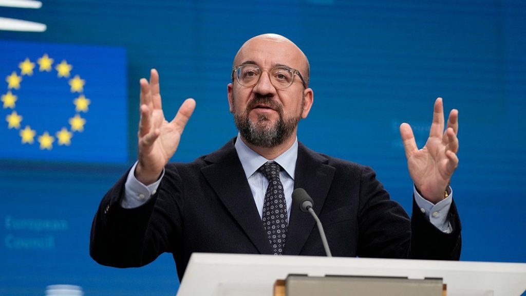 European Council president, Charles Michel