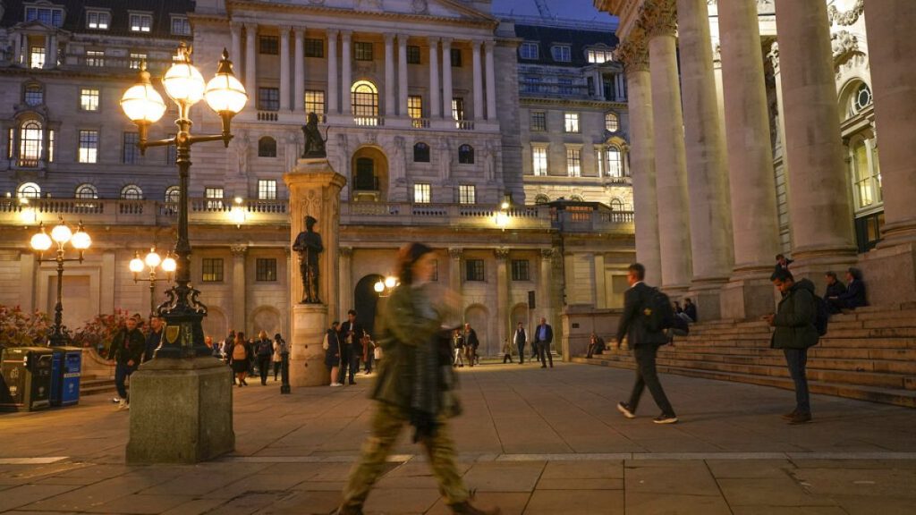 The Bank of England, London. Oct. 13, 2022.