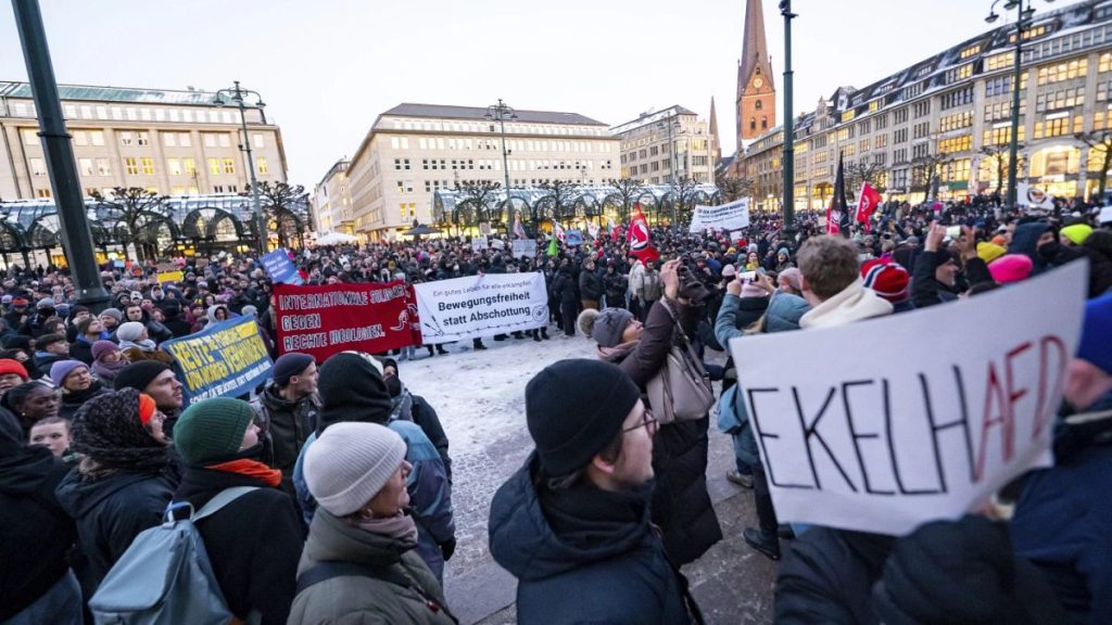 Protest in Frankfurt