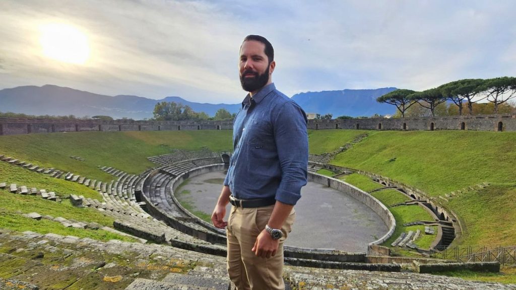 Historian Alexander Mariotti shows visitors another side to Rome.