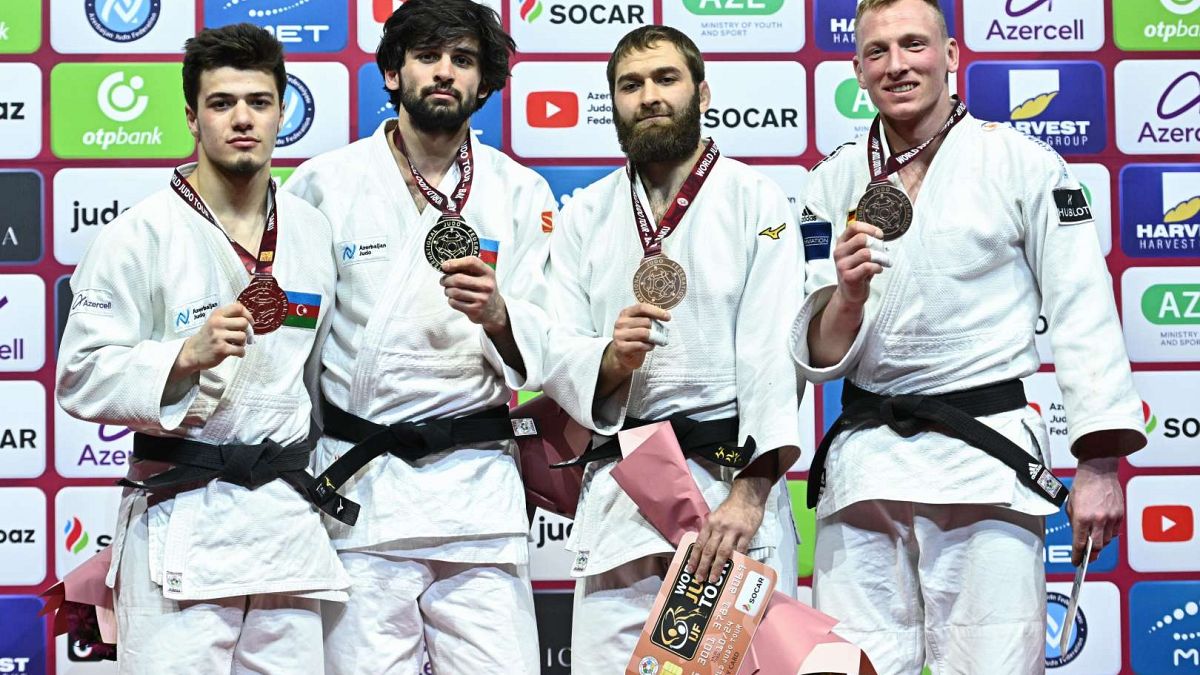 1. TCKAEV Zelim (AZE) 2. RAJABLI Omar (AZE) 3. GERBEKOV Askerbii (BRN) 3. DE WIT Frank (NED)