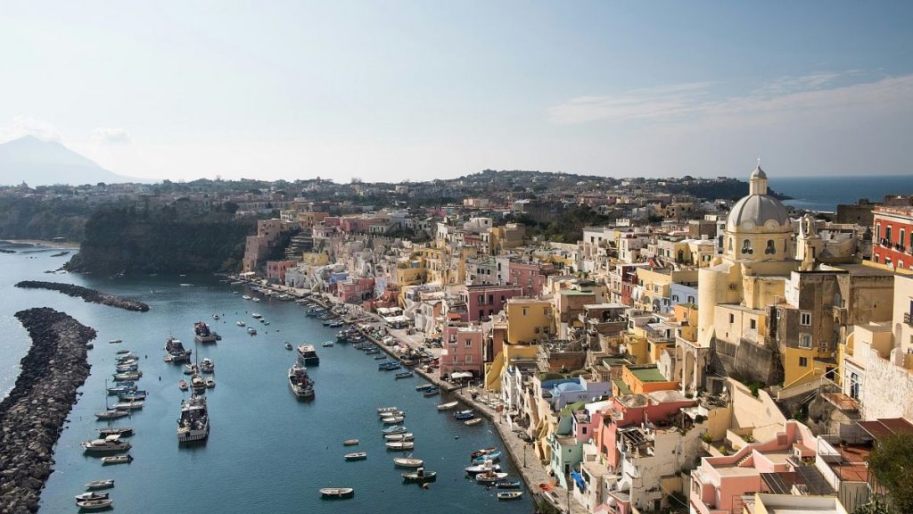 For a significantly more affordable holiday that’s a bit more down to earth, head to the island of Procida off the coast of Naples.