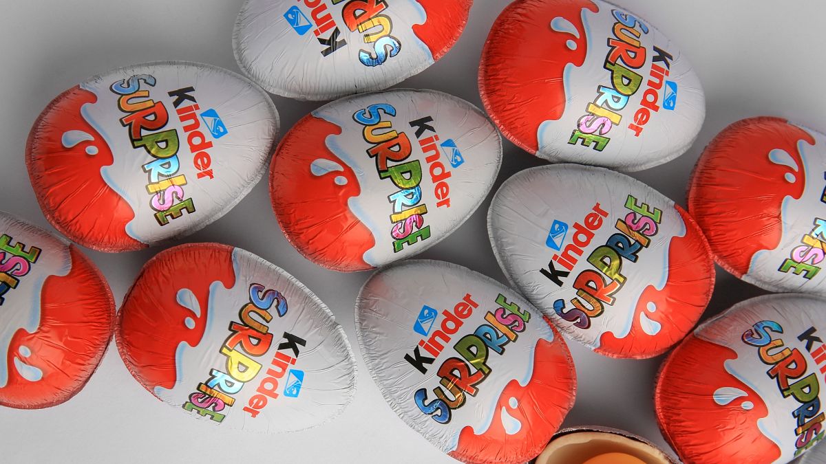 Kinder Surprise eggs.