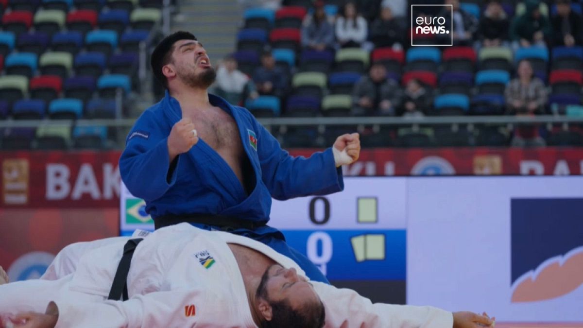 Azeri judoka shining on home soil