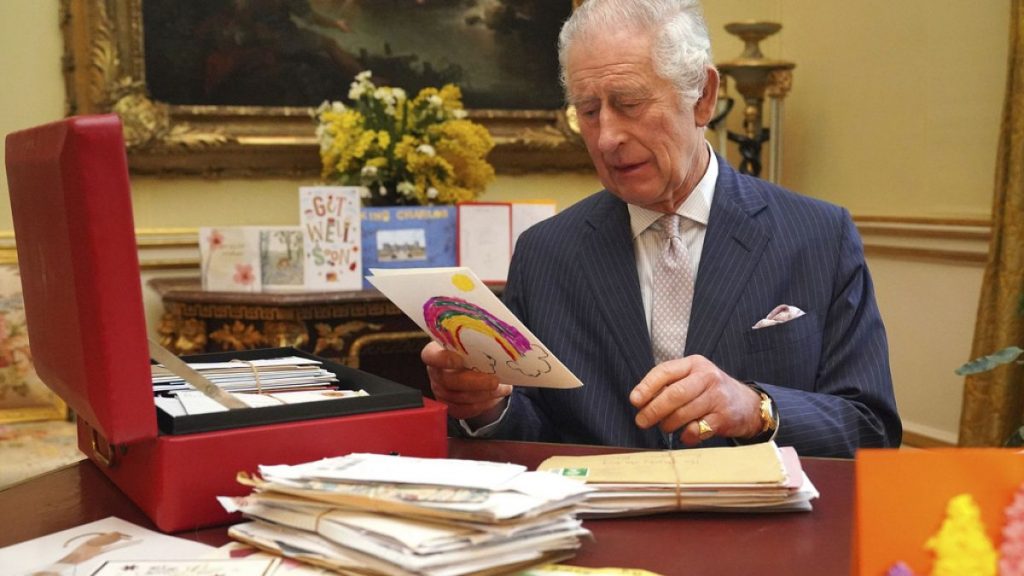 King Charles III at Buckingham Palace.