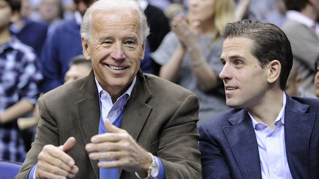 Joe and Hunter Biden.