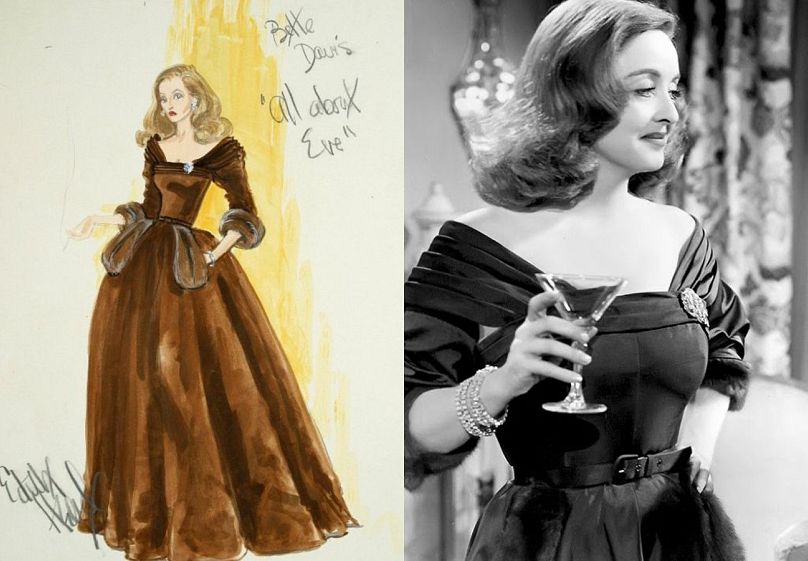 Costume conçu par Edith Head pour Bette Davis dans All About Eve