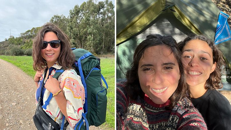 Après avoir quitté Naples derrière elles, Francesca et Eliza ont passé deux mois en camping dans une ferme écologique au Portugal.