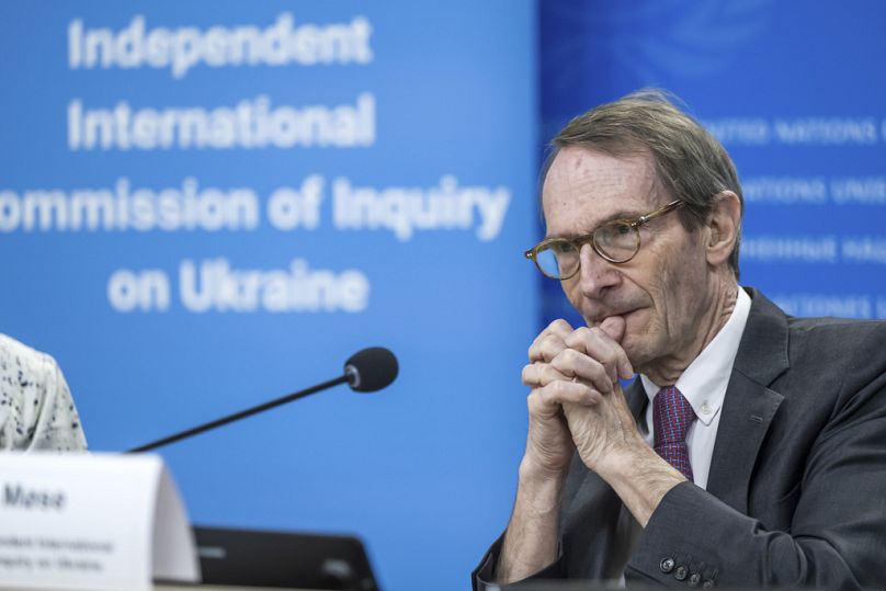 Erik Mose, président de la Commission d'enquête internationale indépendante sur l'Ukraine.