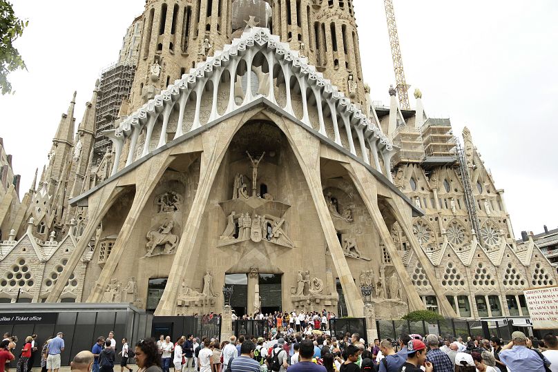 La basilique de la Sagrada Familia de Barcelone