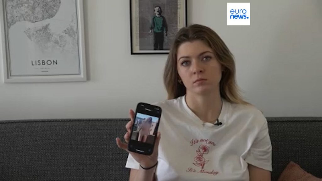 Julia, a Belgian student and model, was the victim of a deepfake.