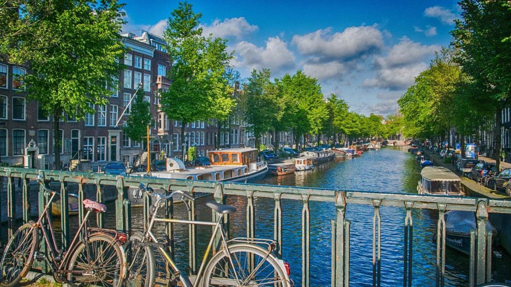 A view of Amsterdam, Netherlands